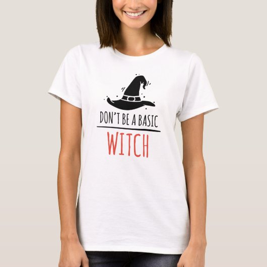 Halloween Basic Witch T-Shirt (Voorkant)