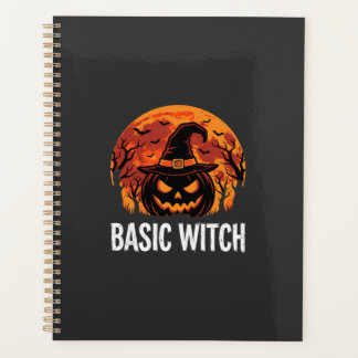Halloween Basis Heks Pompoen Maan Grafisch Planner
