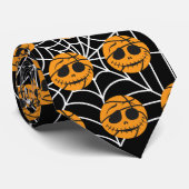 Halloween Basket Ball Trick of Basketbal Gift Stropdas (Opgerold)