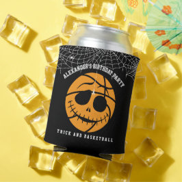 Halloween Basket Ball Trick of Basketbal Verjaarda Blikjeskoeler