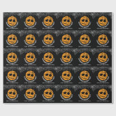 Halloween Basket Ball Trick of Basketbal Verjaarda Cadeaupapier (Vlak)