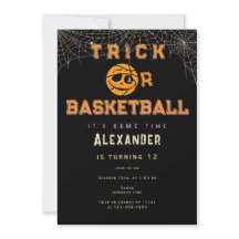 Halloween Basket Ball Trick of Basketbal Verjaarda
