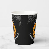 Halloween Basket Ball Trick of Basketbal Verjaarda Papieren Bekers (Links)