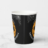 Halloween Basket Ball Trick of Basketbal Verjaarda Papieren Bekers (Rechts)