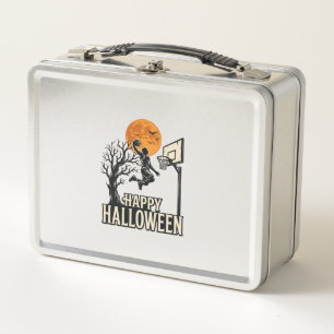 Halloween Basketbal Gelukkig Halloween Vintage Spo