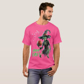 Halloween Basketbal Wil Spooky Skeletale Wii Spele T-shirt (Voorkant volledig)