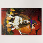 Halloween Basset Hound Dog Legpuzzel (Horizontaal)