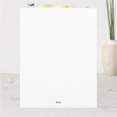 Halloween Basset Hound met pompoenen eng  Kaart (Achterkant)