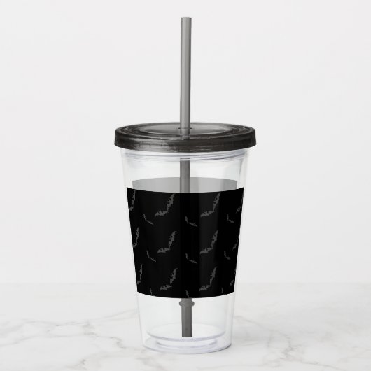 Halloween/bat acryltumbler acryl drinkbeker (Voorkant)