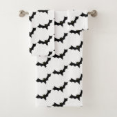 Halloween Bat Bad Handdoek (Insitu)