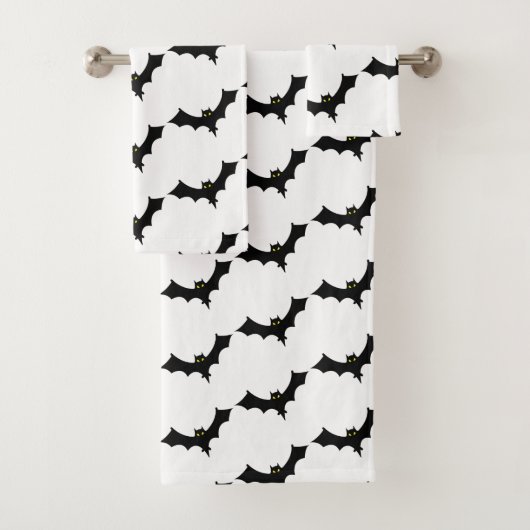 Halloween Bat Bad Handdoek (Insitu)