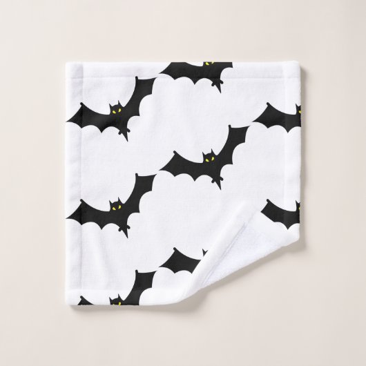 Halloween Bat Bad Handdoek (Wasdoekje)