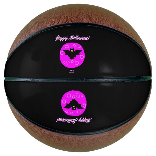 Halloween Bat Basketbal (Voorkant)