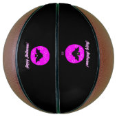 Halloween Bat Basketbal (Verticaal)
