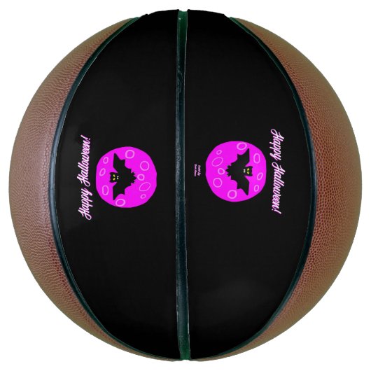Halloween Bat Basketbal (Verticaal)