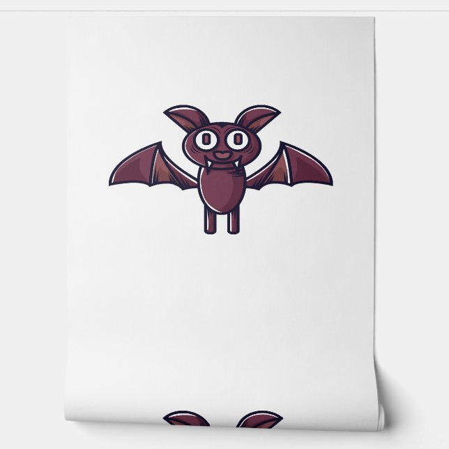 Halloween Bat Behang (Afrollen)