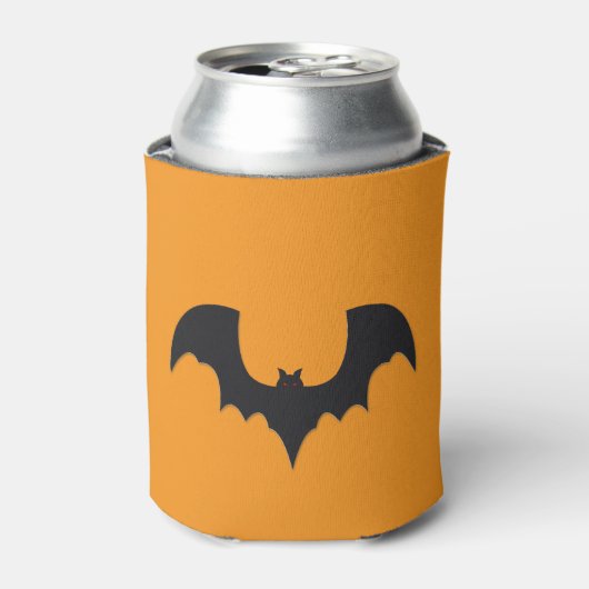 Halloween bat blikjeskoeler (Blikje Voorkant)