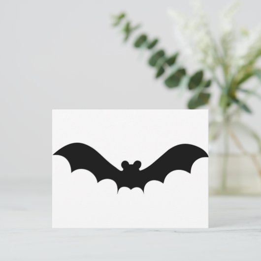 Halloween Bat Briefkaart (Staand voorkant)