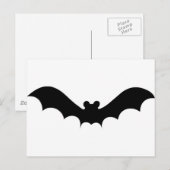 Halloween Bat Briefkaart (Voorkant / Achterkant)