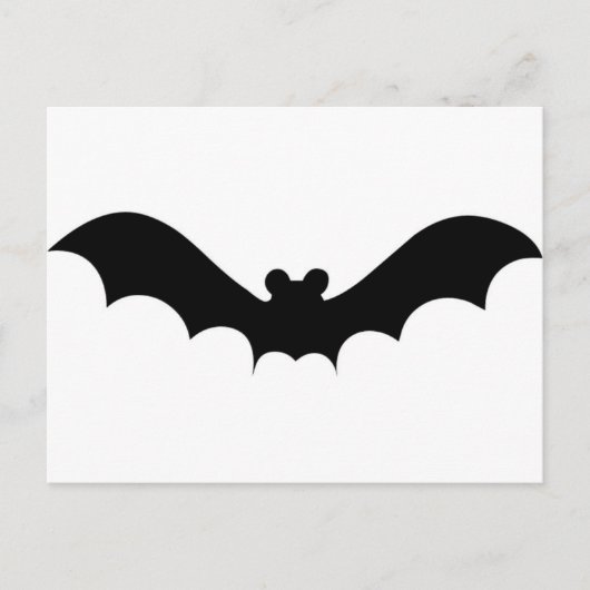 Halloween Bat Briefkaart (Voorkant)