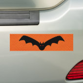 Halloween Bat Bumpersticker (Op auto)