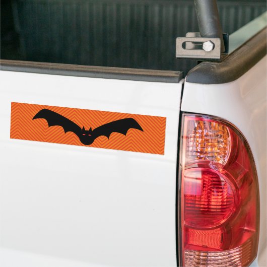 Halloween Bat Bumpersticker (Op Truck)