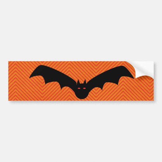Halloween Bat Bumpersticker (Voorkant)