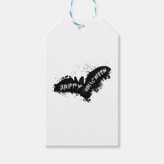 Halloween Bat Cadeaulabel (Voorkant)