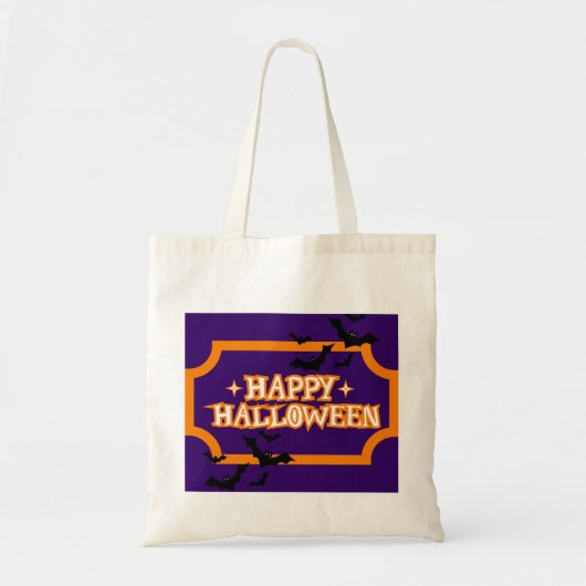 Halloween Bat canvas tas (Voorkant)
