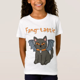 Halloween Bat Cat T-shirt