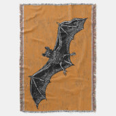 Halloween Bat Deken (Voorkant Verticaal)