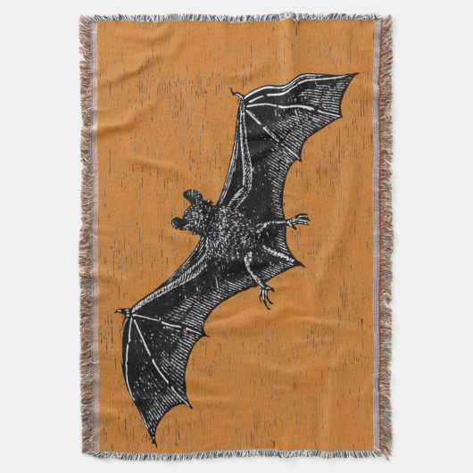 Halloween Bat Deken (Voorkant Verticaal)