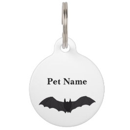 Halloween Bat Dog Label Huisdierpenning