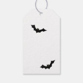 Halloween Bat en Full Moon Gift Label Cadeaulabel (Achterkant)