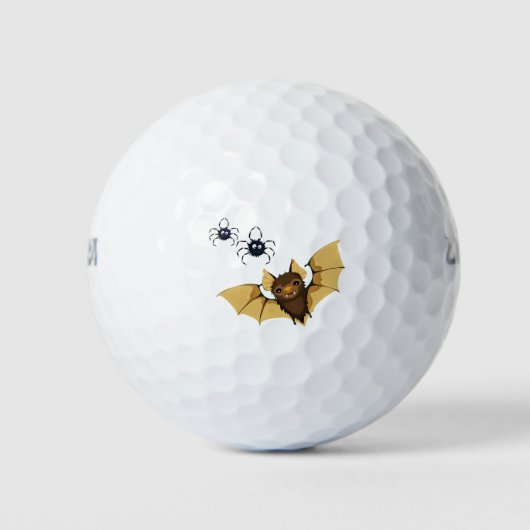 Halloween Bat en Spiers Golfballen (Voorkant)