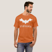 Halloween Bat Grappige Honkbal Lover Hey Batta T-shirt (Voorkant volledig)