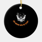 Halloween Bat Hanging For The Essential Keramisch Ornament (Voorkant)