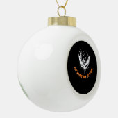 Halloween Bat Hanging For The Essential Keramische Bal Ornament (Links)
