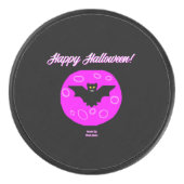 Halloween Bat Hockey Puck (Voorkant)