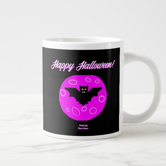 Halloween Bat Jumbo Mok (Rechts)