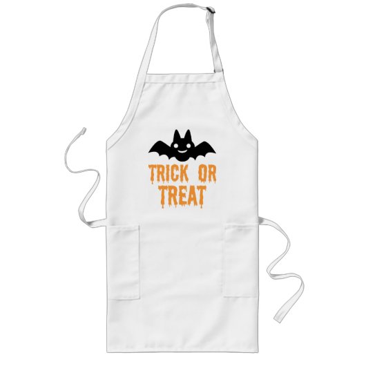 Halloween Bat Lang Schort (Voorkant)