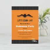 Halloween Bat, laten we gaan Kaart (Staand voorkant)