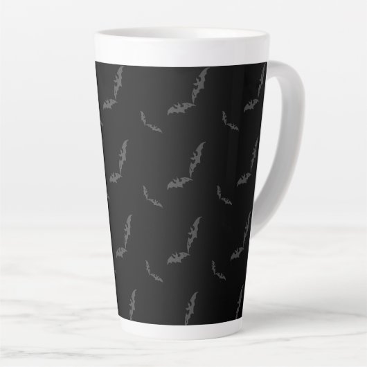 Halloween/bat Latte Mok (Rechterhoek)