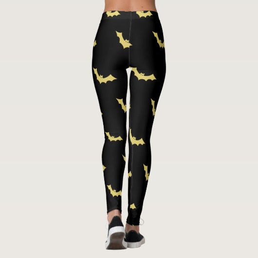 Halloween Bat Leggings ontwerp van Dichteres Adiel (Achterkant)