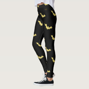 Halloween Bat Leggings ontwerp van Dichteres Adiel