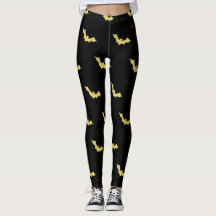 Halloween Bat Leggings ontwerp van Dichteres Adiel