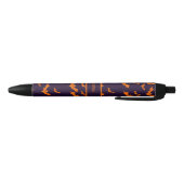 Halloween Bat met aangepaste naam Zwarte Inkt Pen (Bodem)
