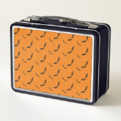 Halloween/bat Metal Lunch Box (Achterkant)
