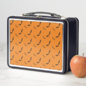 Halloween/bat Metal Lunch Box (In situ)