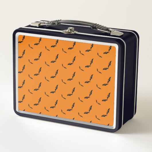 Halloween/bat Metal Lunch Box (Voorkant)